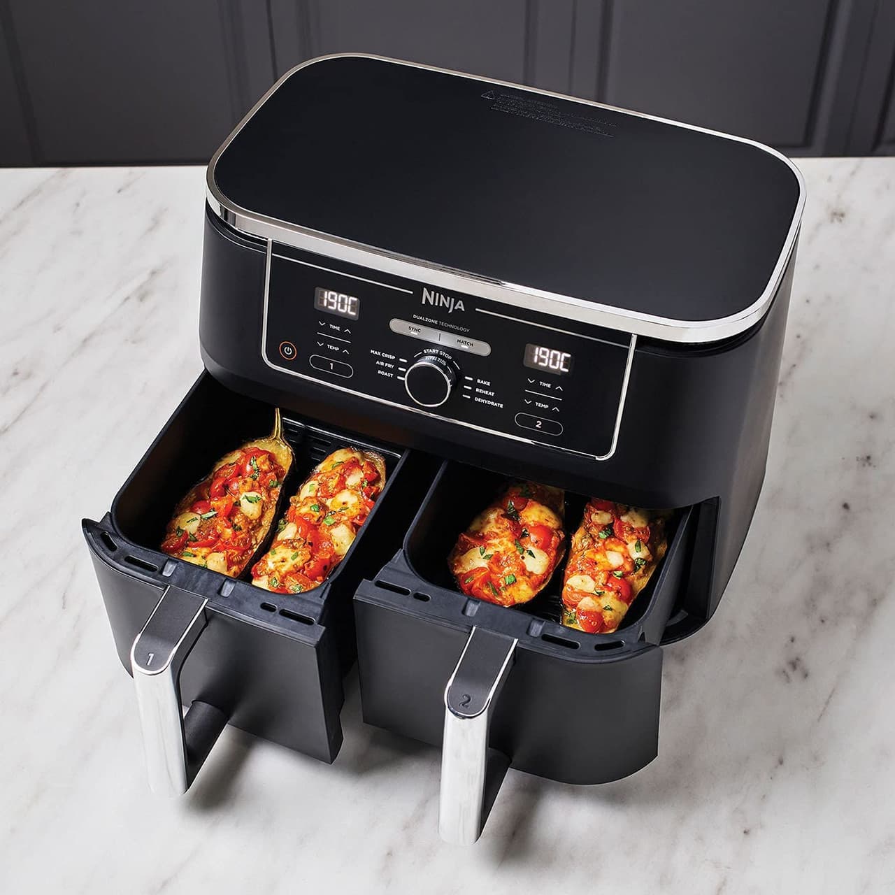 Ninja AF400UK 9.5L 2470W Foodi Max Dual Zone Air Fryer – Black