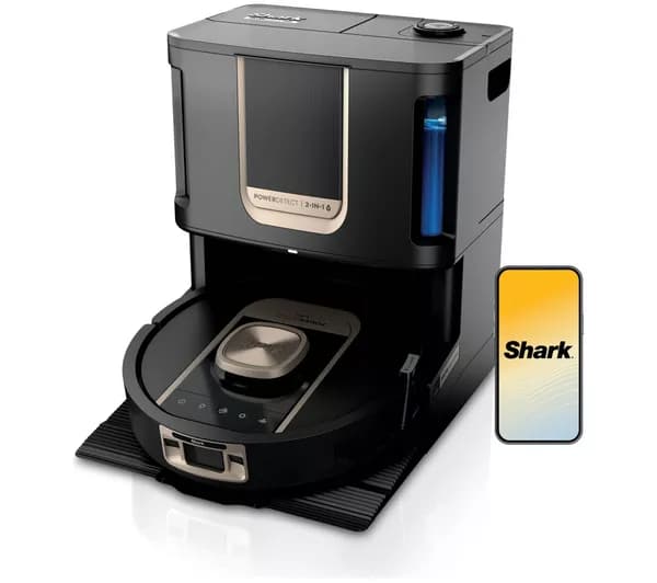 SHARK ThermaCharged PowerDetect RV2900XEUK Robot Vacuum Cleaner - Black