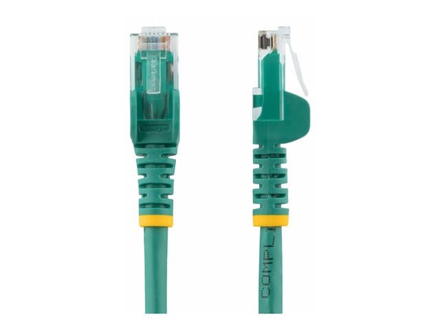 STARTECH.COM - Startech 5m CAT6 Ethernet Cable, 10 Gigabit Snagless RJ45 650MHz 100W PoE Patch Cord, CAT 6 10GbE UTP Network Cable w/Strain Relief, Green, Wiring is UL Certified/TIA - Category 6 - 24AWG (N6PATC5MGN) - patch cable - 5 m - green