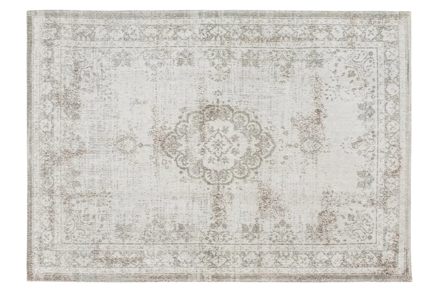 Louis De Poortere | Medallion Eco Rug | Salt & Pepper | 200 x 280 cm