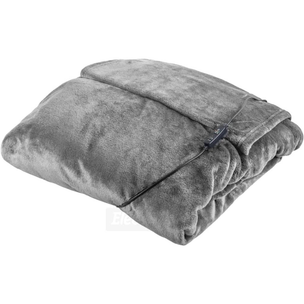 Carmen Core Fleece 183cm Heated Wearable Blanket with 4 Heat Settings | Grey