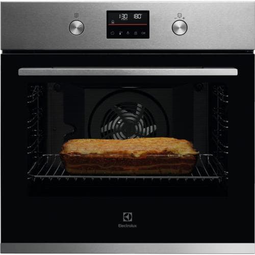 ELECTROLUX            72LITRE MULTIFUNCTION BUILT IN SINGLE OVEN WITH PYRO CLEANING - STAINLESS STEEL