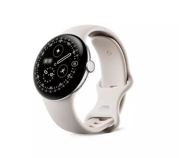 GOOGLE Pixel Watch 4 WiFi - Matte Black Aluminium Case with Porcelain Active Band, 41 mm