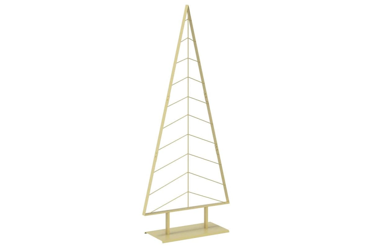 Vidaxl Metal Christmas Tree With Triangle Stand Kuopio 210 Cm Steel