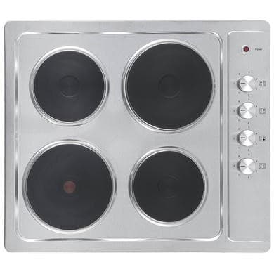 Refurbished electriQ EIQSPEHOBX 60cm Sealed Plate Hob Stainless Steel