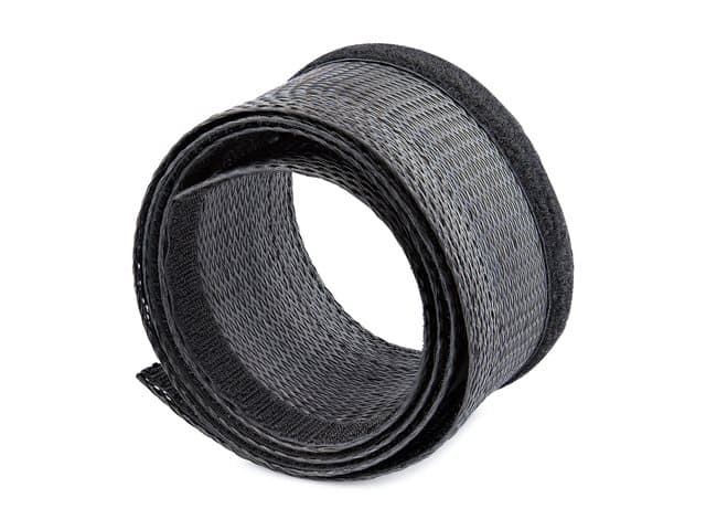 STARTECH.COM - Startech 10ft (3m) Cable Management Sleeve, Trimmable Heavy Duty Cable Wrap, 1.2" (3cm) Dia Polyester Mesh Computer Cable Manager/Protector/Concealer - Black Cord Organizer/Hider, Floor Cable Cover, Wire Wraps (WKSTNCMFLX) - cable management sleeve