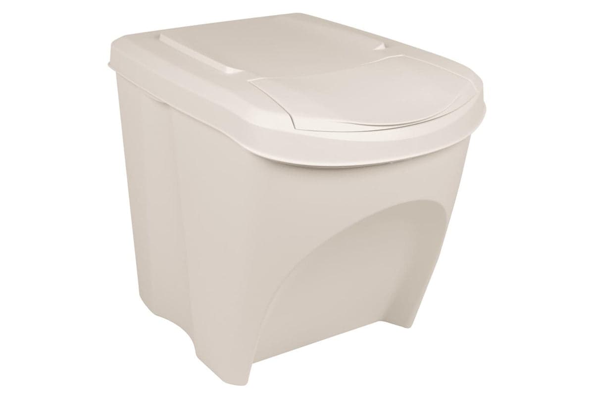 Vidaxl 152199 Stackable Garbage Bin Boxes 3 Pcs White 75 L Polypropylene