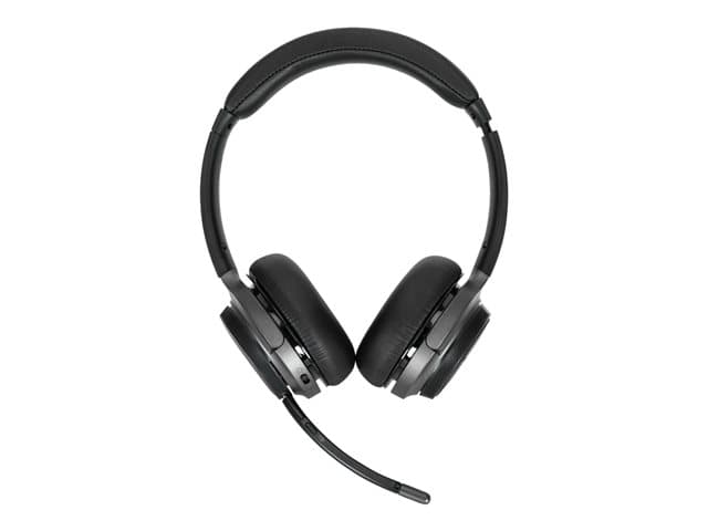 TARGUS - AEH104GL - Headset - on-ear - convertible - Bluetooth - wireless, wired - 3.5 mm jack - noise isolating - black