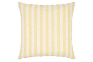 Seersucker Cushion | Yellow/White | 45 x 45 cm