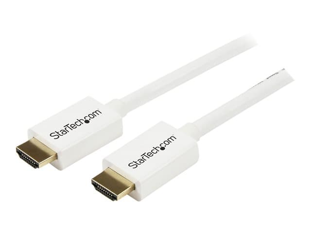 STARTECH.COM - Startech 7m/23 ft CL3 Rated HDMI Cable with Ethernet, In Wall Rated HDMI Cable 4K 30Hz, UHD High Speed HDMI Cable 10.2 Gbps Bandwidth, 4K Ultra HD HDMI 1.4 Video / Display Cable, 30AWG - Long White HDMI Cable - HDMI cable - 7 m