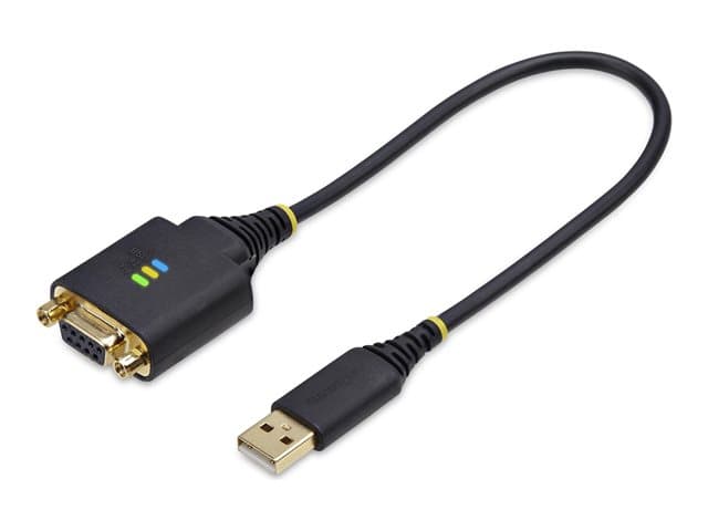 STARTECH.COM - StarTech 1ft/30cm USB to Null Modem Serial Adapter Cable, FTDI, RS232 - USB / serial cable - USB to DB-9 - 30 cm