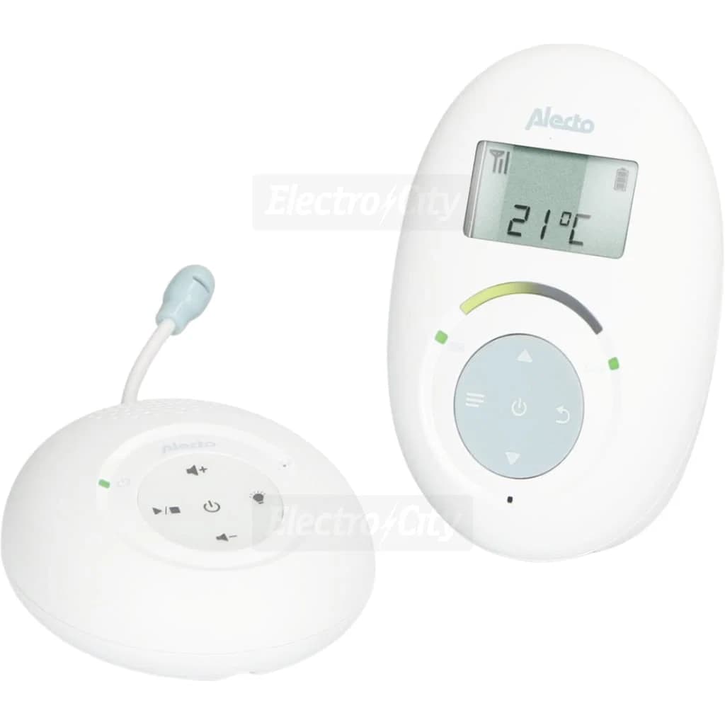 Alecto DBX-120 Full Eco DECT Audio Baby Monitor with Thermometer