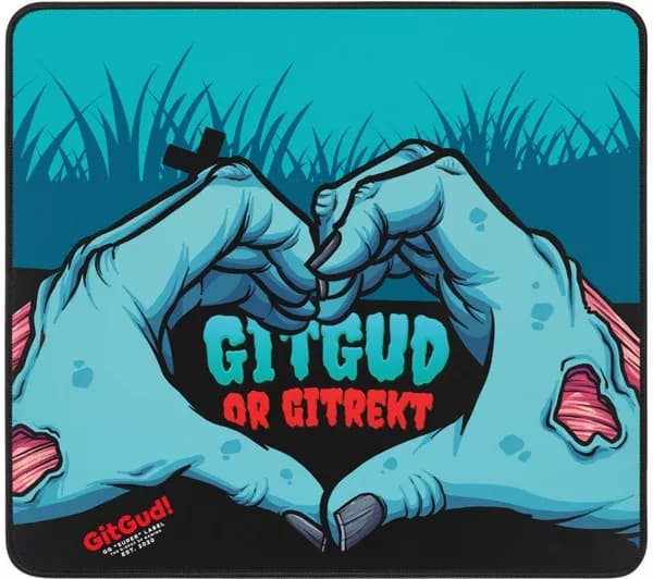 GITGUD Zombielove Gaming Mouse Mat - Multicolour, Large