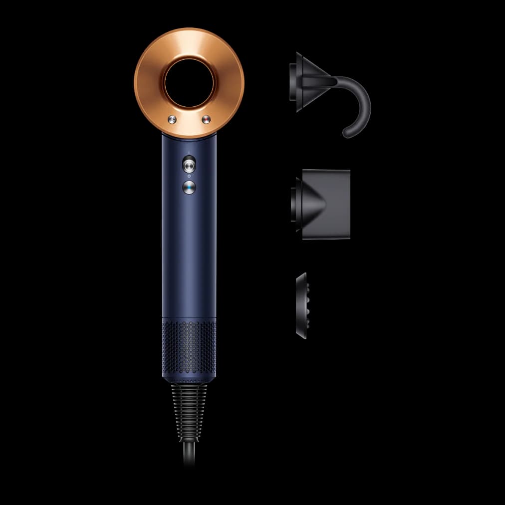 Dyson Supersonic Straight+Wavy Hair Dryer - Prussian Blue/Rich Copper | 113279-01