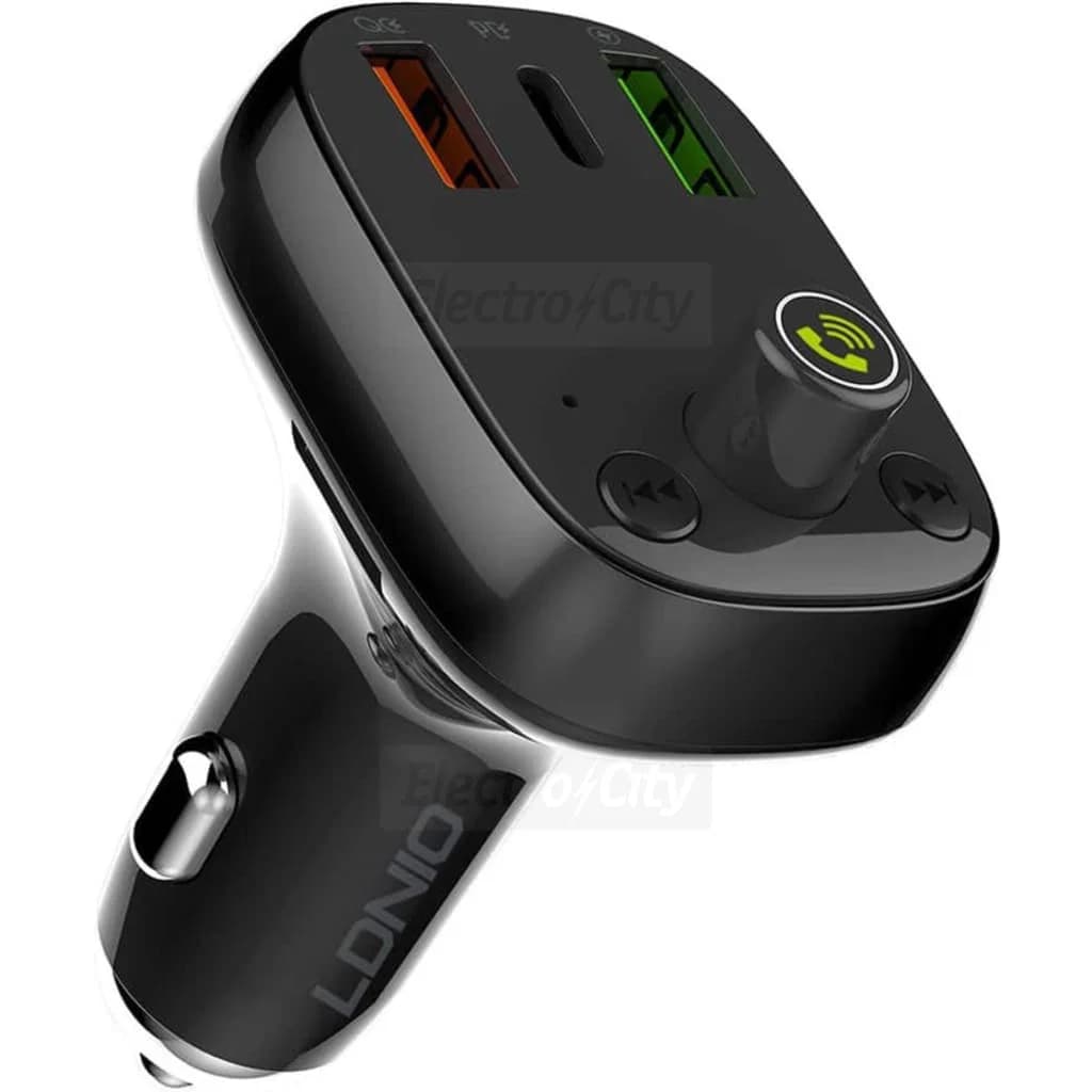 LDNIO Bluetooth FM Transmitter & USB Car Charger