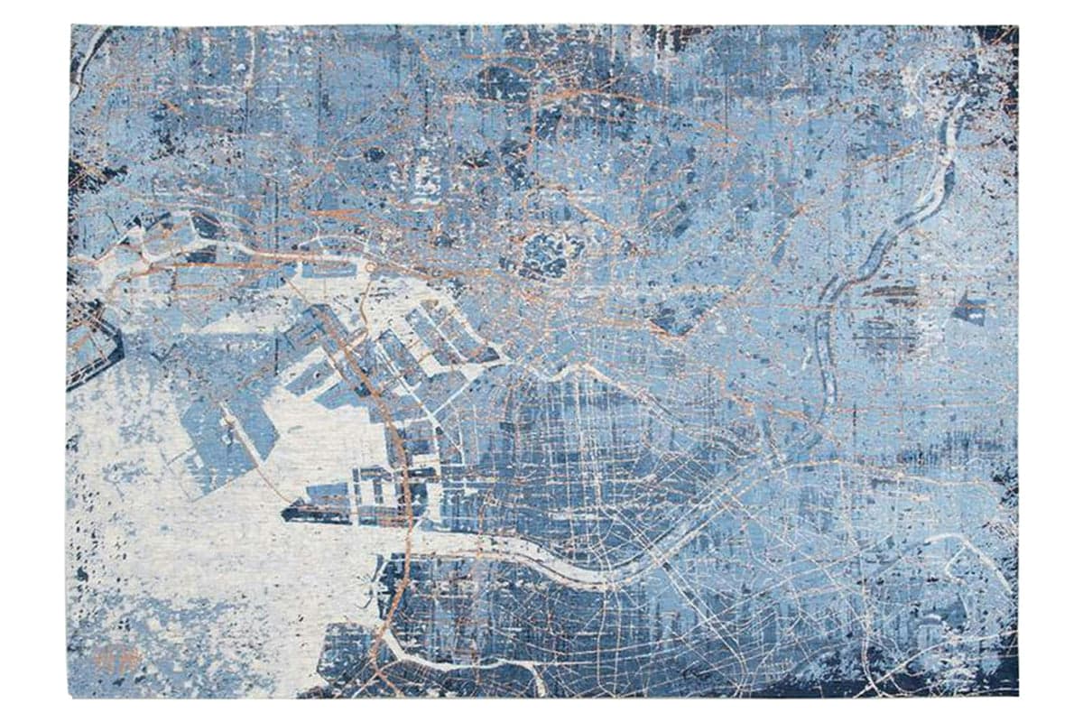 Louis De Poortere | Tokyo Eco Rug | Blue | 280 x 390 cm