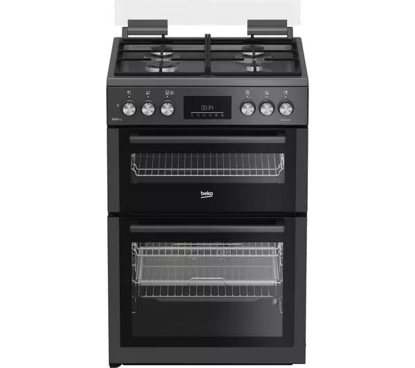 BEKO Pro AeroPerfect AirFry FDDA6272TCA 60 cm Dual Fuel Cooker - Anthracite