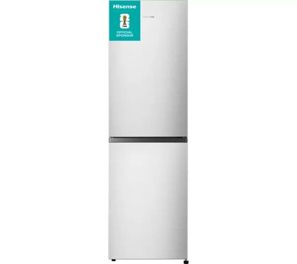 HISENSE RB327N4BCE 50/50 Fridge Freezer - Stainless Steel