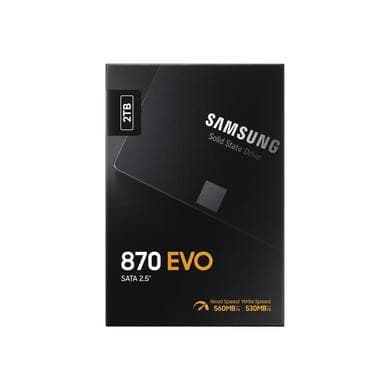 Samsung 870 EVO 2TB 2.5 Inch SATA III Internal SSD