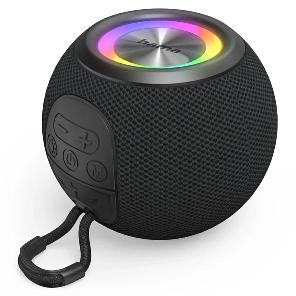 Hama Ball Shape Portable Bluetooth Speaker - Black | 528209