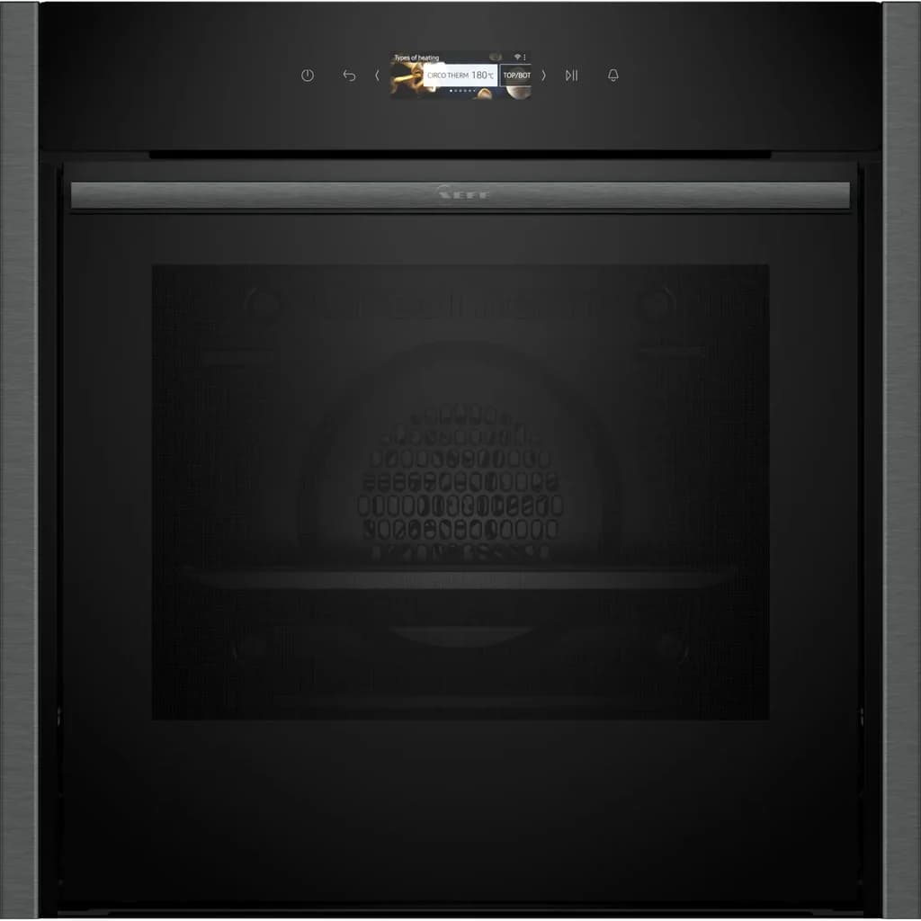 Neff N 70 71L Built-In Multifunction Electric Single Oven - Graphite Grey | B54CR71G0B