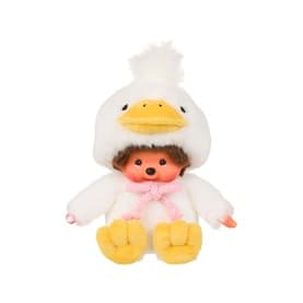 Animal Collection: Sitting Fluffy Duck Plush Toy 25cm