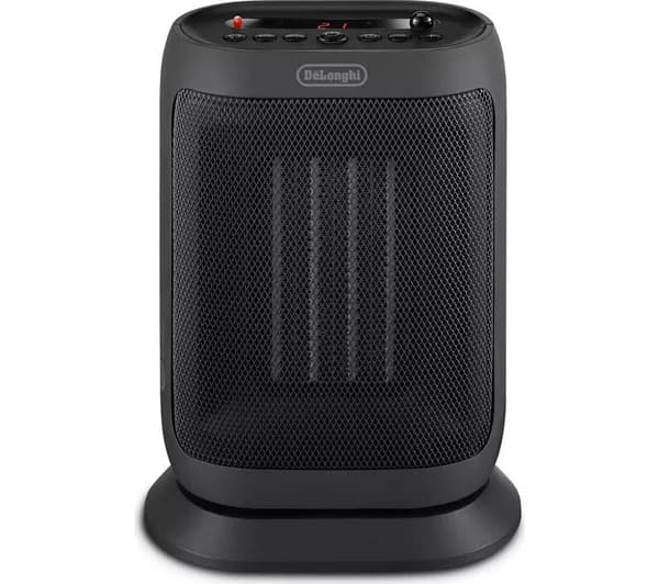 DELONGHI Capsule You & Me Portable Ceramic Fan Heater - Black