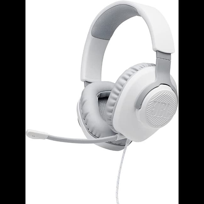 JBL Quantum 100 Gaming Heatset - White | JBLQUANTUM100WHT