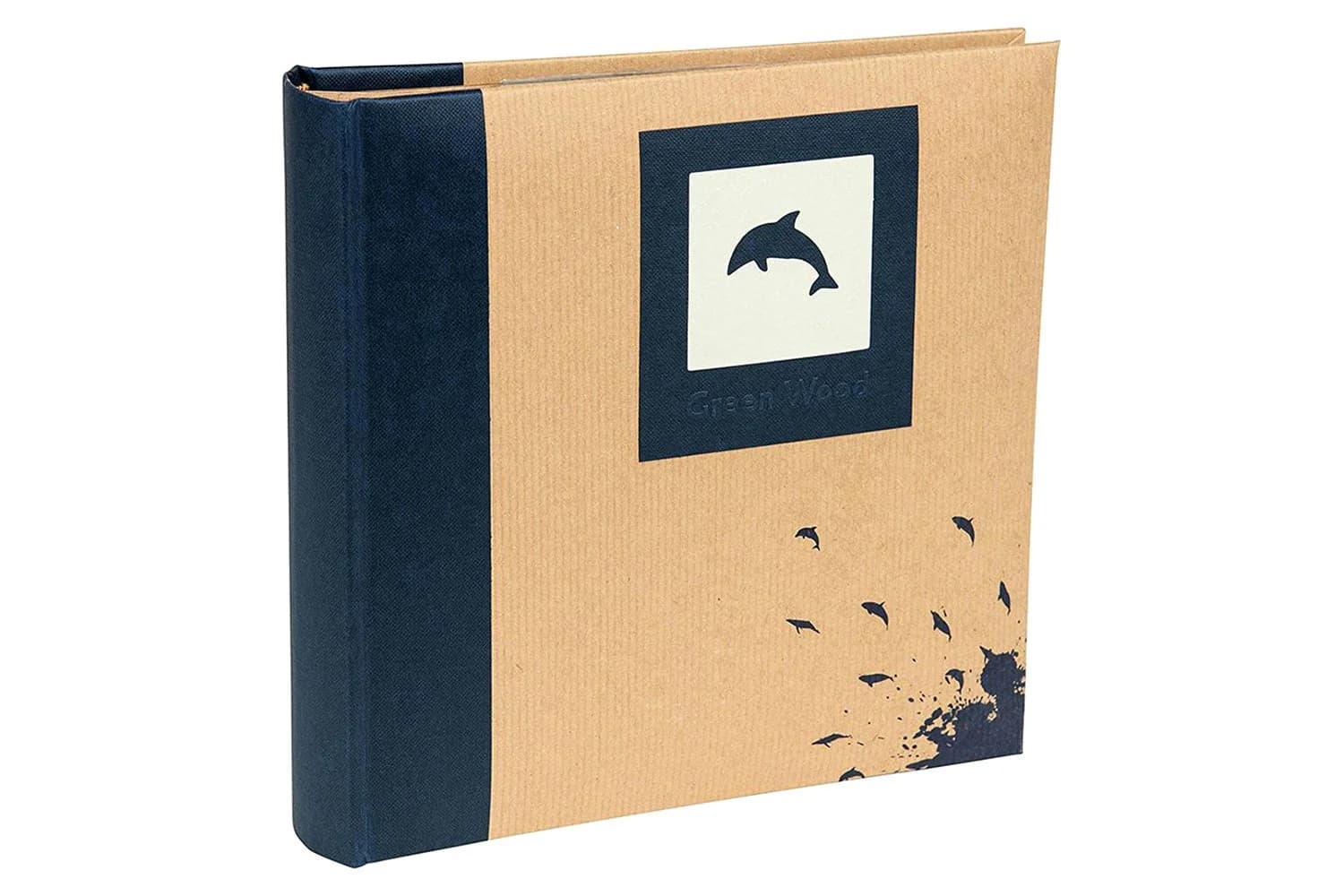 Kenro Green Wood Dolphin 6x4" Photo Album | 200 Photos