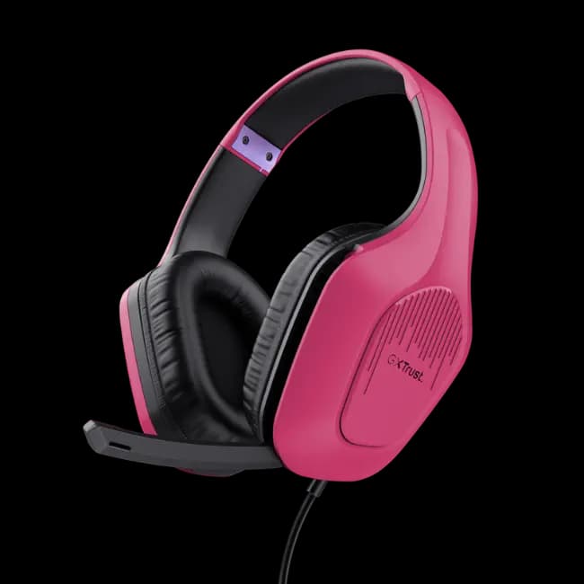 Trust GXT 415P Zirox Gaming Headset | Pink | T24992