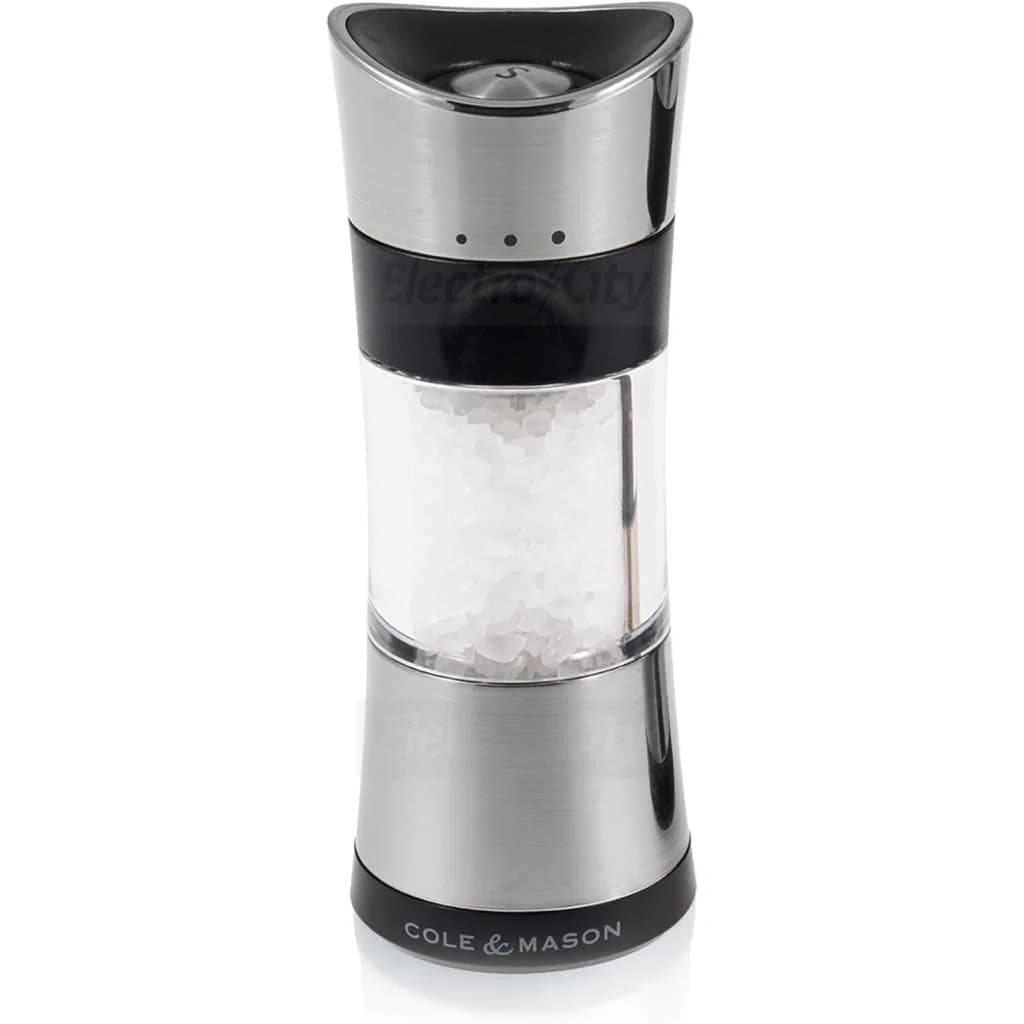 Cole &amp; Mason Horsham Adjustable Ceramic Salt Mill | Chrome