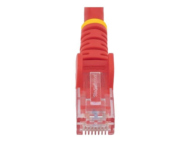 STARTECH.COM - Startech 50cm CAT6 Ethernet Cable, 10 Gigabit Snagless RJ45 650MHz 100W PoE Patch Cord, CAT 6 10GbE UTP Network Cable w/Strain Relief, Red, Wiring is UL Certified/TIA - Category 6 - 24AWG (N6PATC50CMRD) - network cable - 50 cm - red