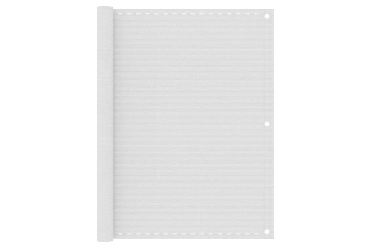 vidaXL 310869 Balcony Screen White 120x400cm Hdpe