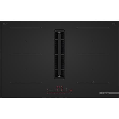 BOSCH            SERIES 6 80CM INDUCTION VENTING HOB - MATTE BLACK