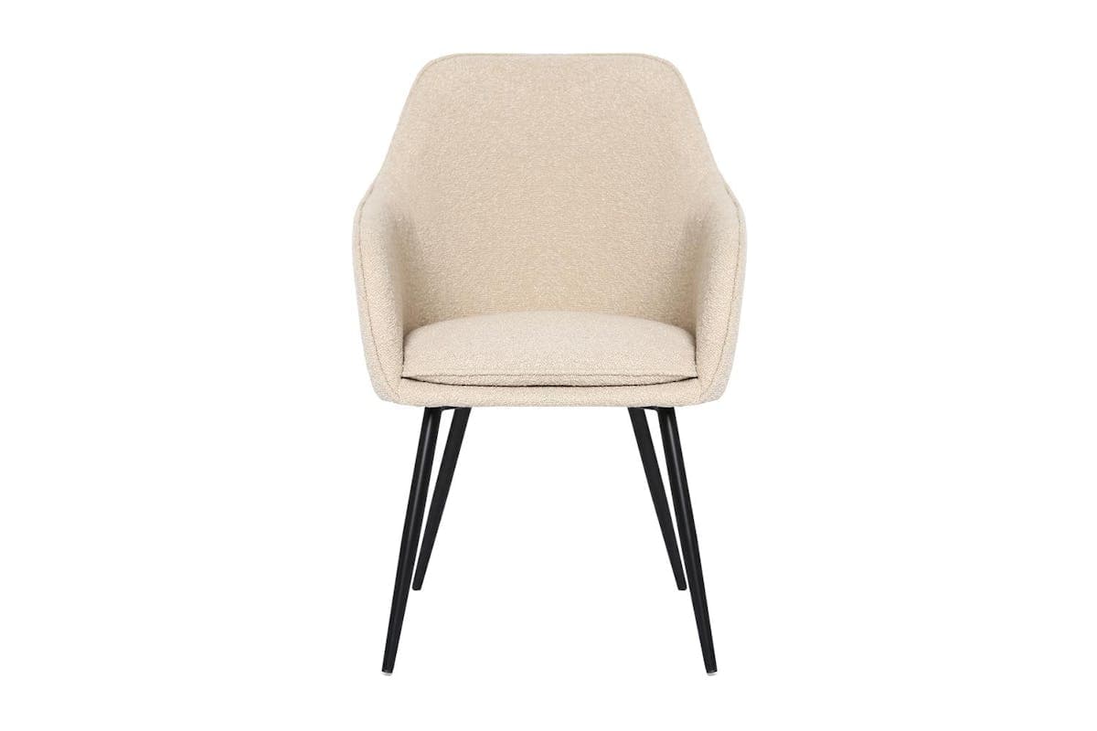 Genesis Muse Accent Chair | Boucle Fabric | Set of 2 | Cream