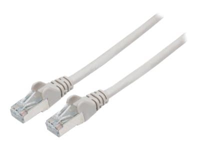 INTELLINET - Network Patch Cable, Cat6, 20m, Grey, Copper, S/FTP, LSOH / LSZH, PVC, RJ45, Gold Plated Contacts, Snagless, Booted, Lifetime Warranty, Polybag - patch cable - 20 m - grey