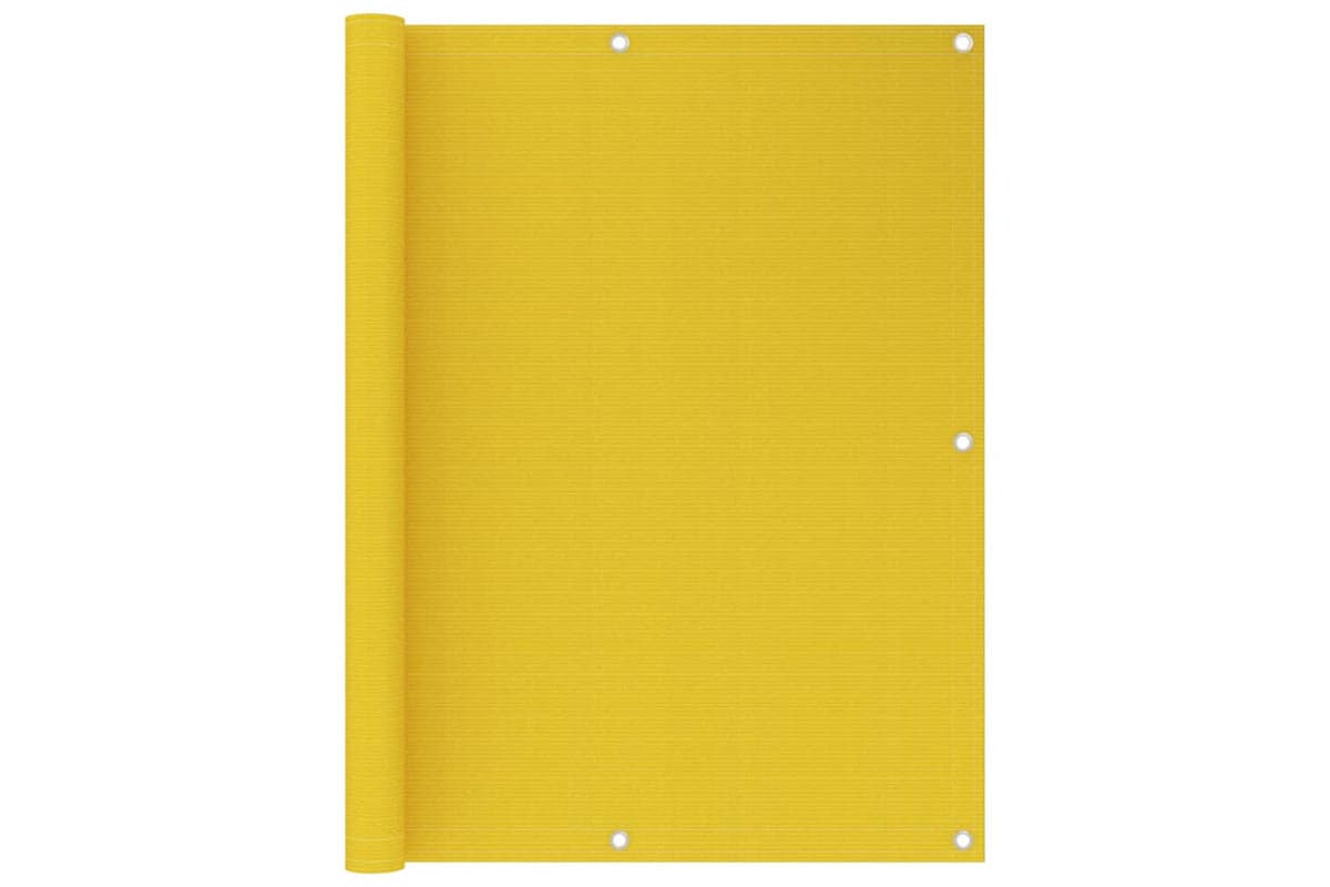 vidaXL 311003 Balcony Screen Yellow 120x600cm Hdpe