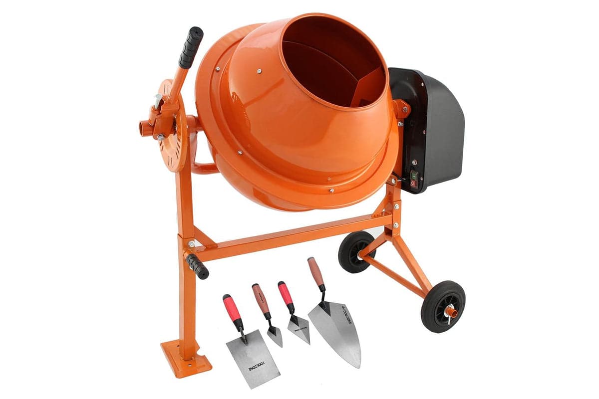 Monstershop 70L Electric Cement Mixer with Trowel Set