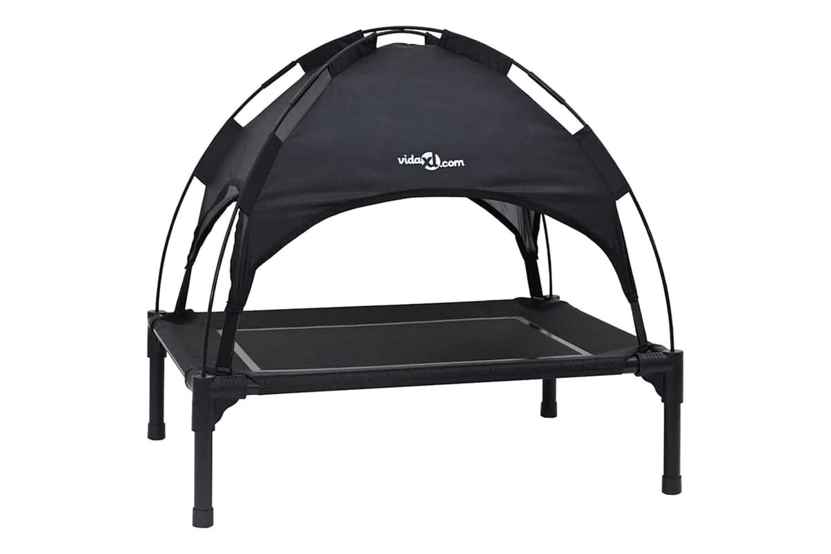Dog Bed Black S Steel