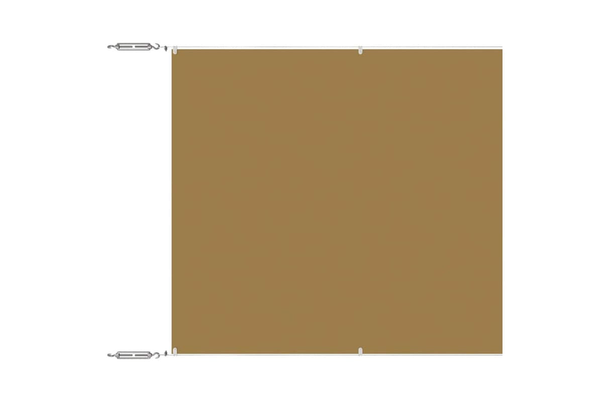 vidaXL 148266 Vertical Awning Beige 140x800cm Oxford Fabric