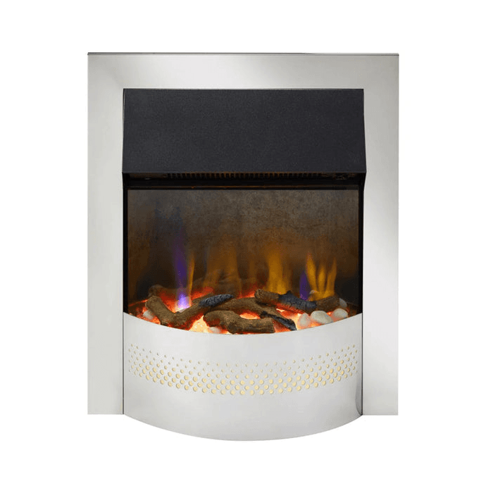 Dimplex Portree POR20CH, Optiflame, Chrome Inset Electric Fire