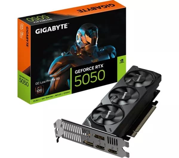 GIGABYTE GeForce RTX 5050 8 GB Low Profile OC Graphics Card