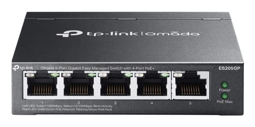 TP-LINK - ES205GP 5-PORT SWITCH