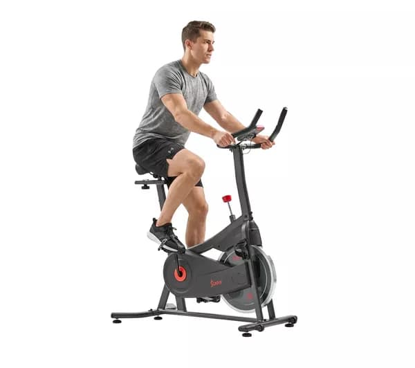 SUNNY HEALTH SF-B124066 Active 100 Smart Bluetooth Exercise Bike - Black