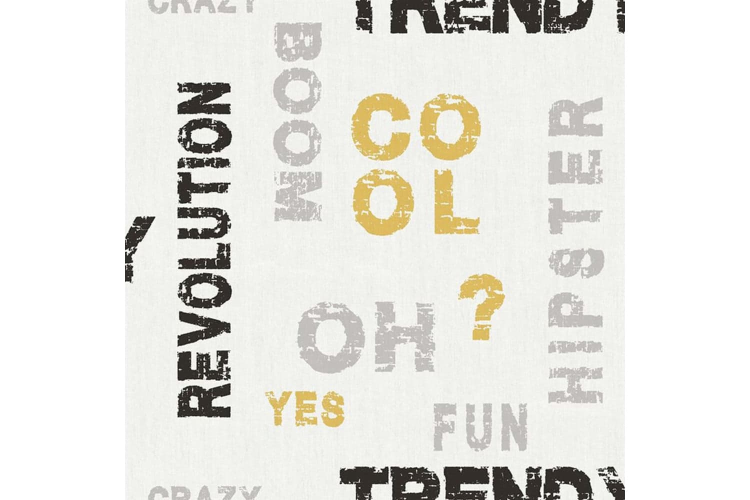Noordwand 444847 Wallpaper Friends & Coffee Words And Letters Grey And Black
