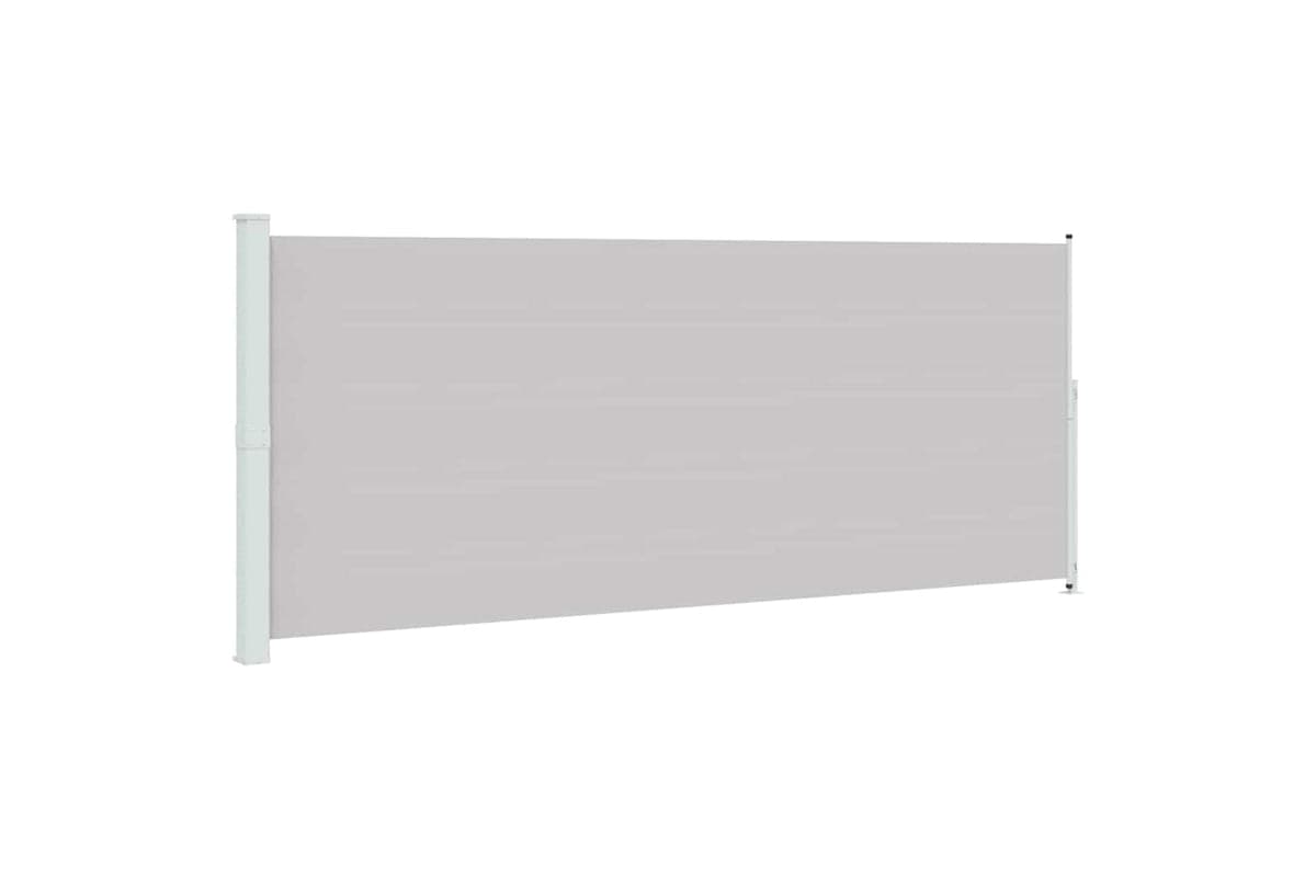 vidaXL 313419 Patio Retractable Side Awning 200x500cm Grey