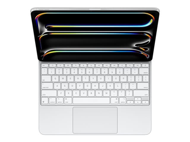 APPLE - Magic Keyboard - Keyboard and folio case - with trackpad - backlit - Apple Smart connector - QWERTY - US - white