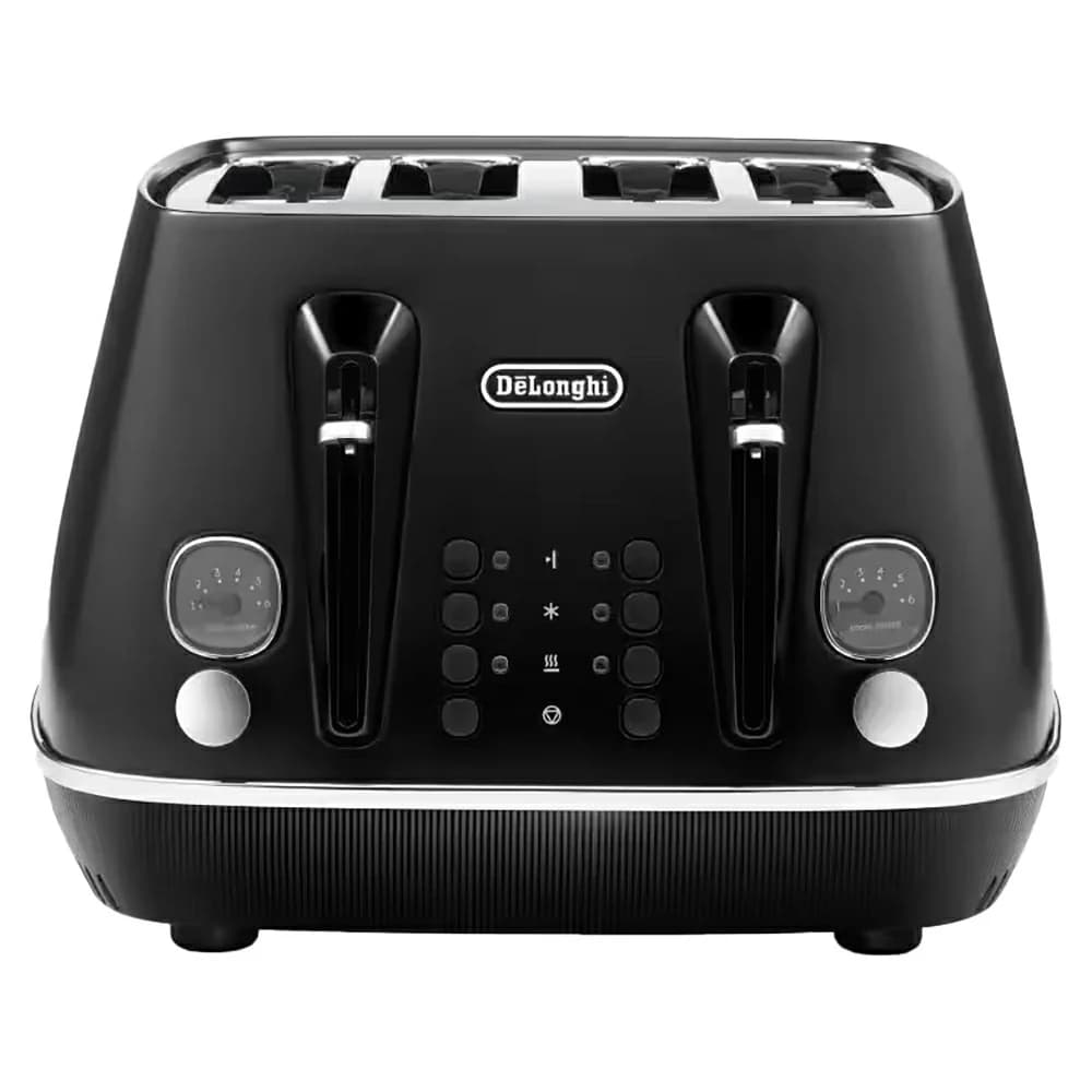 DeLonghi Distinta Moments 1800W 4 Slice Toaster - Black | CTIN4003.BK