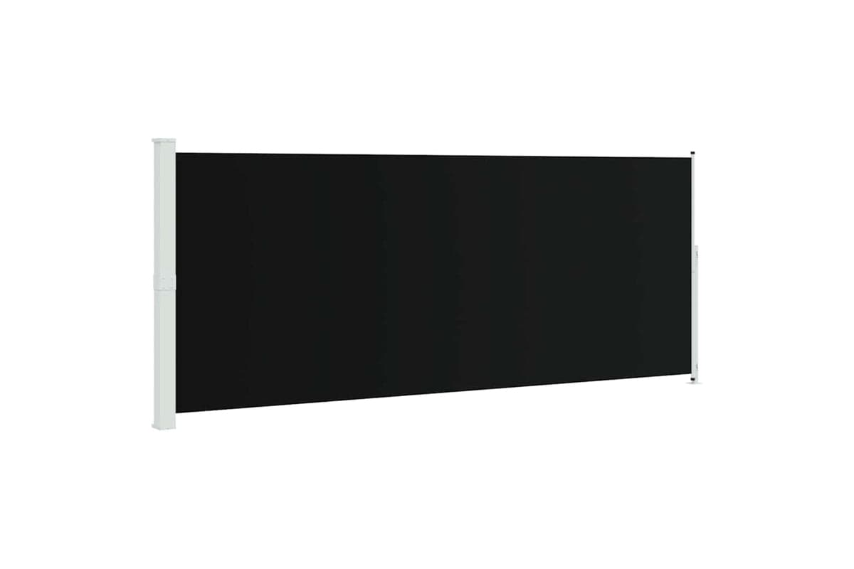 vidaXL 313417 Patio Retractable Side Awning 200x500cm Black