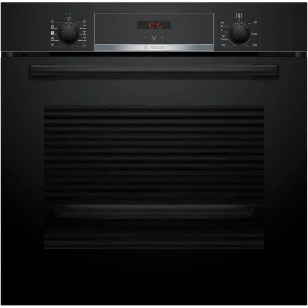 Bosch 71L Built-In Conventional Electric Single Oven - Black | HQA534BB3B